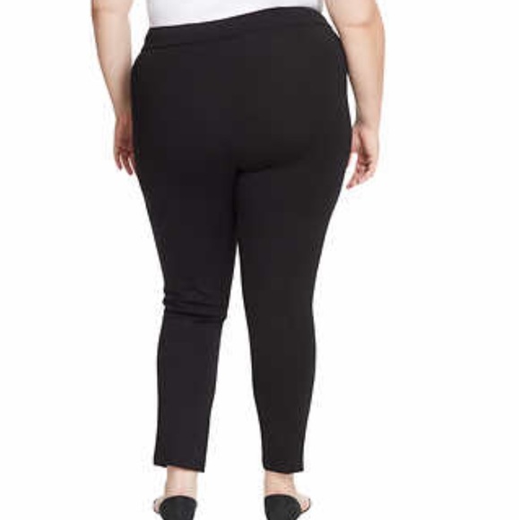 Ladies’ Plus Pull-On PONTE Pant—WINE - Picture 11 of 12